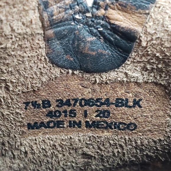 Frye Veronica Short Distressed Brown Leather Moto Boots Size 7.5 Excellent - Picture 10 of 14